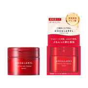 Red Aqualabel Special Gel Cream container with packaging on a white background
